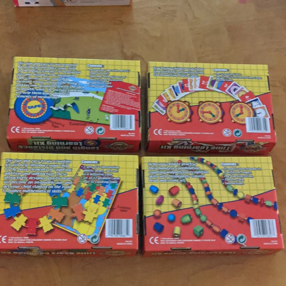 VTG Math Manipulatives 4 Time Counting Distance Measures Fine Motor School new - Picture 2 of 6